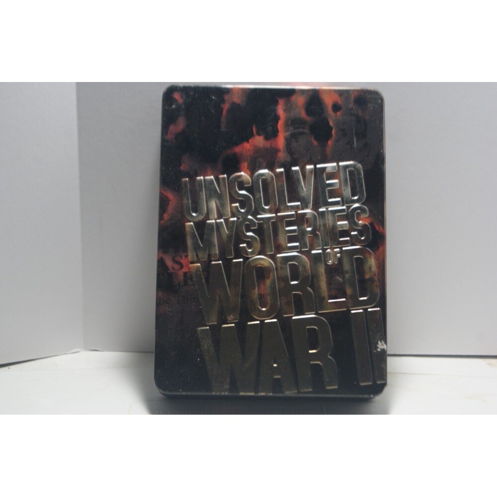 Unsolved Mysteries Of World War II 2006 Metal Box 3 Disk Set Dvd Wild Theorys